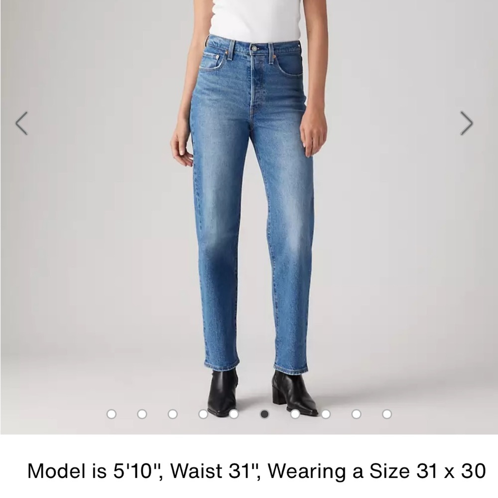 Levi Strause Ribcage straight ankle Jean